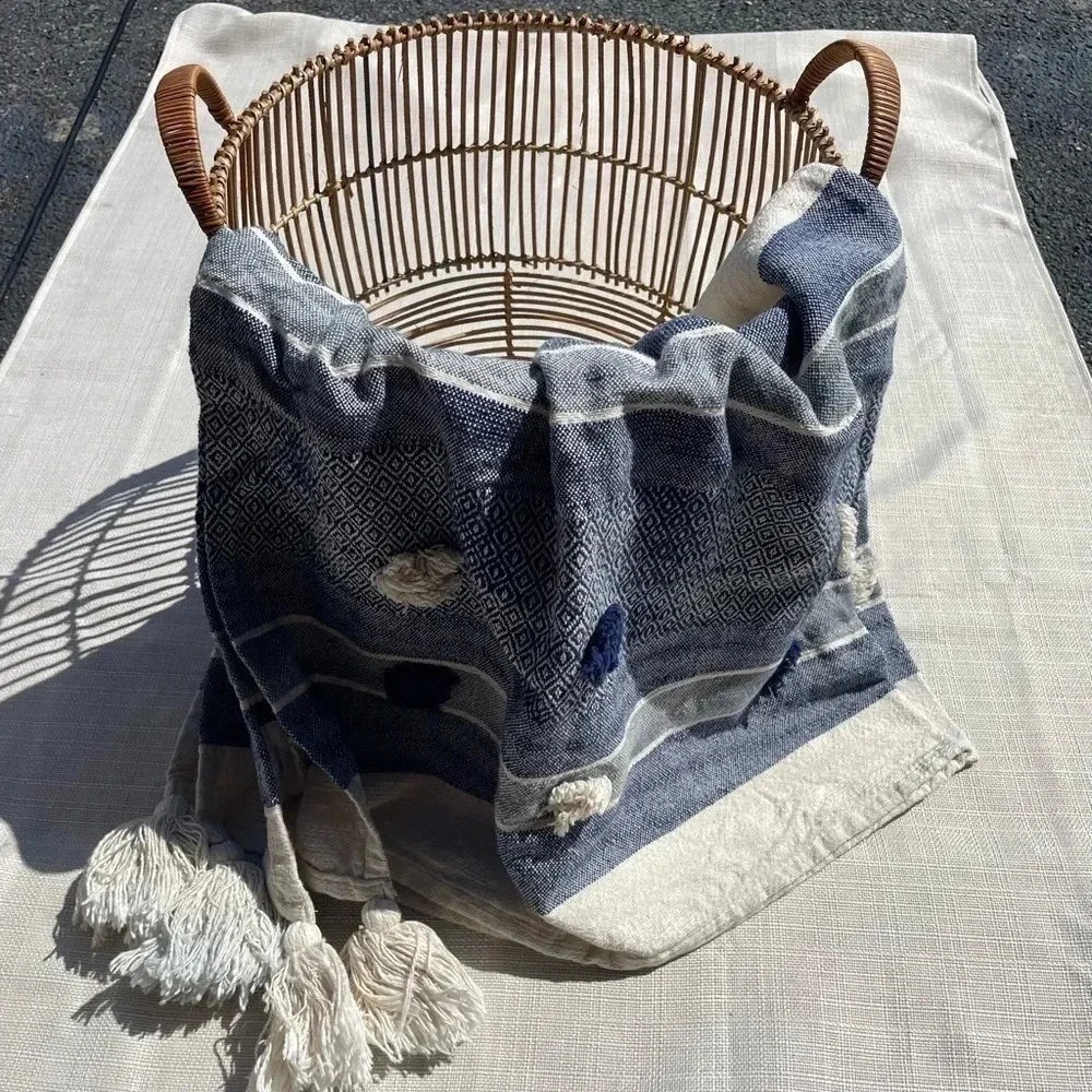 Home Decor - Accent - Tufted Throw Blanket w/ Tassels - TJ Maxx